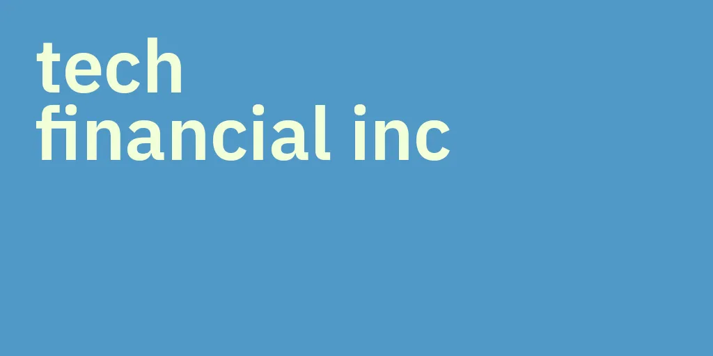 Tech Financial Thumbnail
